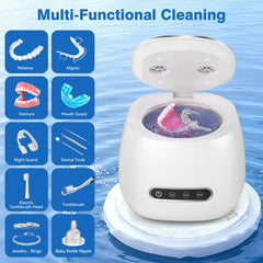 Portable travel-friendly cleaner with compact dimensions
