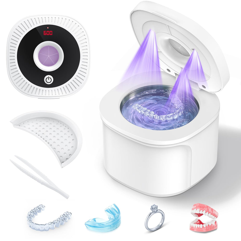 Ultrasonic cleaner device with 200ml pot visible