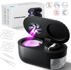 Front view of Ultrasonic Retainer Cleaner on countertop