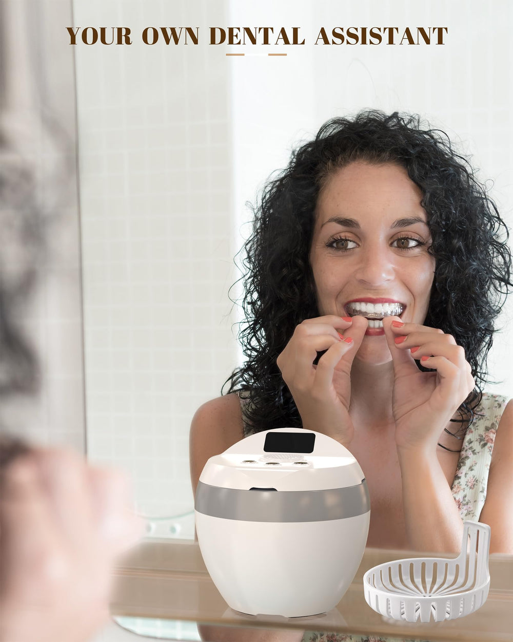 Cleaning basket included with Ultrasonic Retainer Cleaner