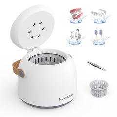 Front view of Ultrasonic Retainer Cleaner with 200ml tank