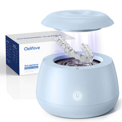 Blue Ultrasonic Retainer Cleaner with 200ml capacity