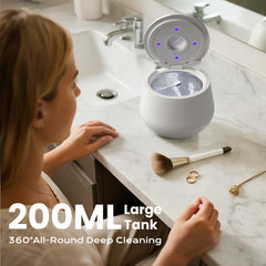 Includes shelf and tweezers for jewelry and small items