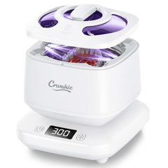 Front view of Ultrasonic Retainer Cleaner in white