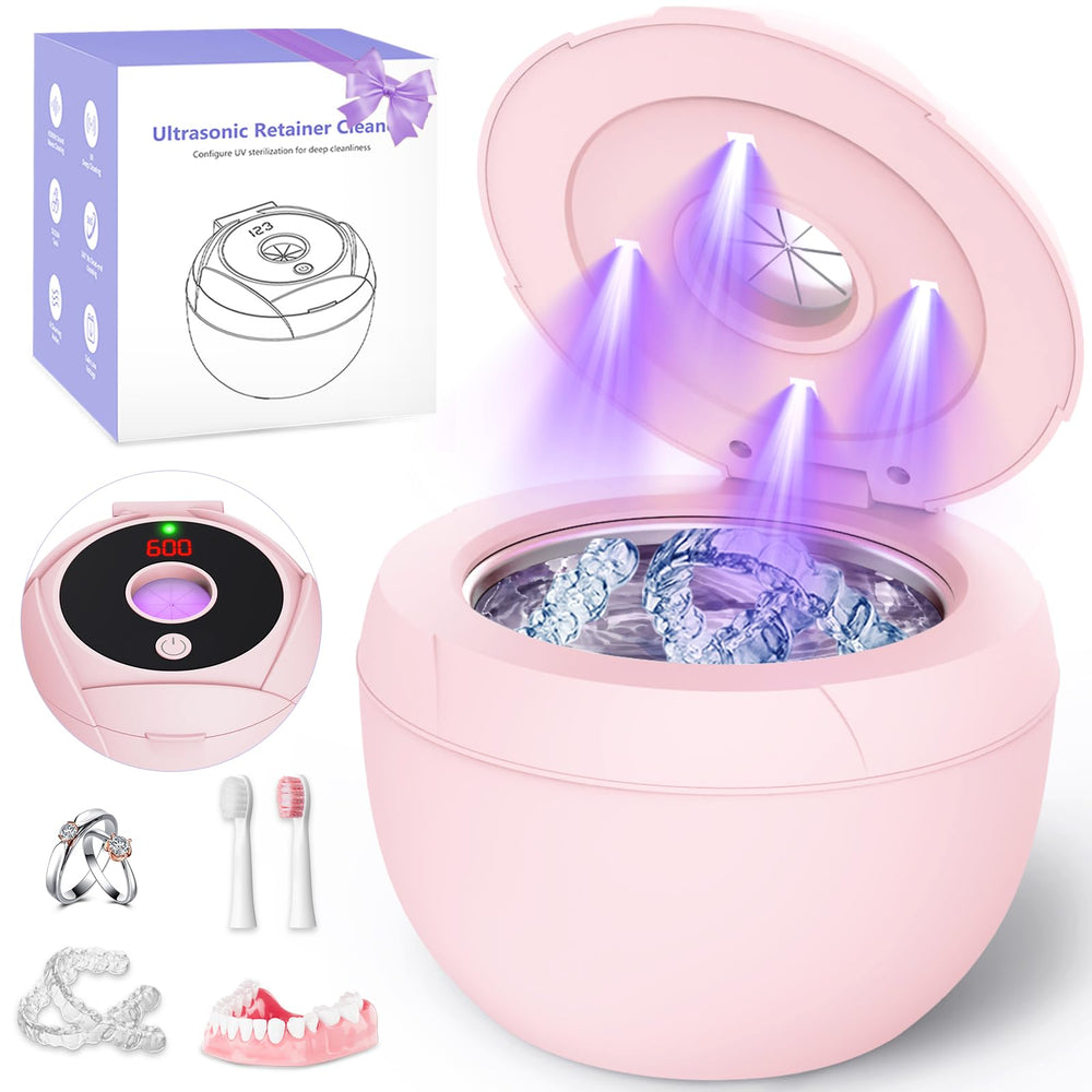 Front view of ultrasonic retainer cleaner