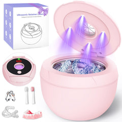 Front view of ultrasonic retainer cleaner