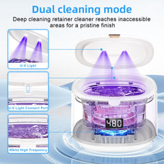 Close-up of 230ml cleaning chamber