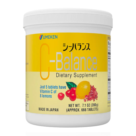 Umeken C-Balance Chewable Vitamin C bottle label