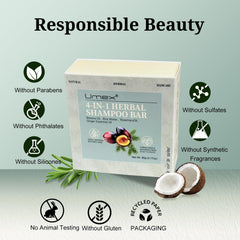 Umex Rosemary Shampoo Bar ingredients: rice water and batana oil for nourishment.