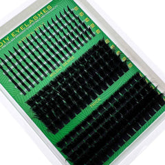UMIRYAO cluster lashes 160d density adding 3D volume and lift
