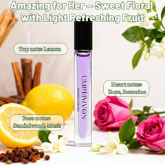 Umpeimvon Marshmallow Blush bottle showing jojoba carrier oil for smooth application.