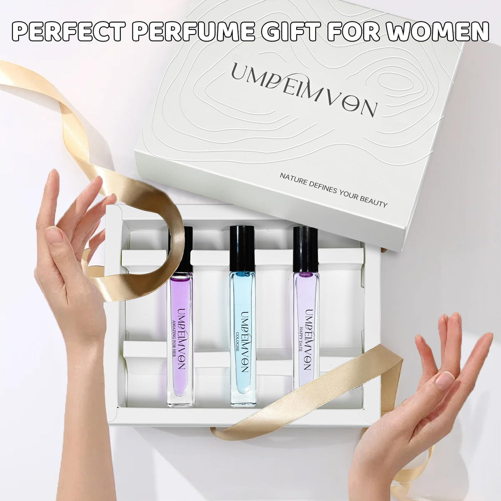 Umpeimvon roller applicator enables quick, precise fragrance touch-ups.