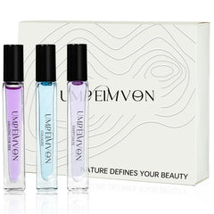 Umpeimvon roll-on bottle with lemon and rose notes for a refreshing daytime fragrance.