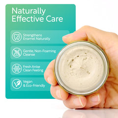 Natural whitening concept featuring enamel care
