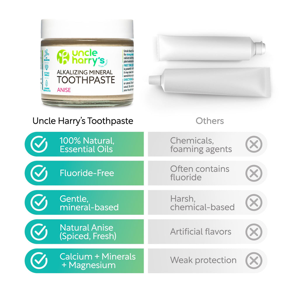 Vegan, fluoride-free toothpaste packaging label