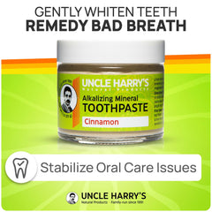 Mineral clay and sea salt imagery for remineralizing toothpaste