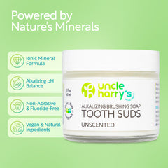 Close-up of Uncle Harry's packaging and label on a glass jar
