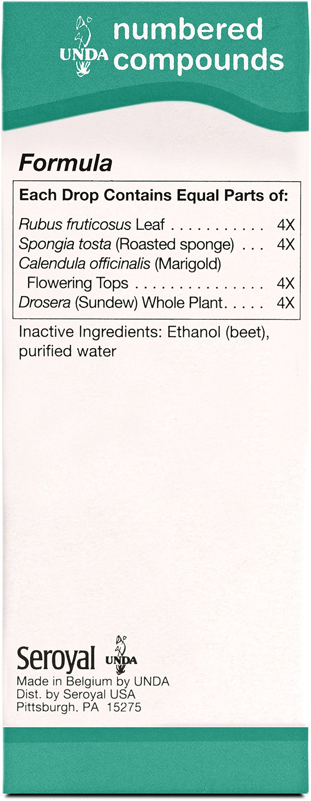 UNDA 1000 Numbered Compounds bottle image 2