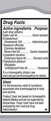 UNDA 243 Numbered Compounds packaging and ingredients