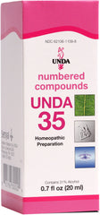 UNDA 35 Numbered Compounds bottle and packaging