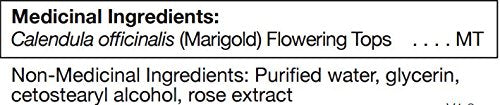 Usage directions for UNDA Calendula Cream