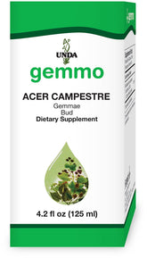 UNDA Gemmo Therapy Acer Campestre 4.2 fl oz bottle