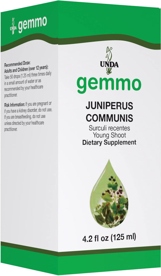 UNDA Gemmo Therapy Juniperus Communis bottle, 4.2 fl oz