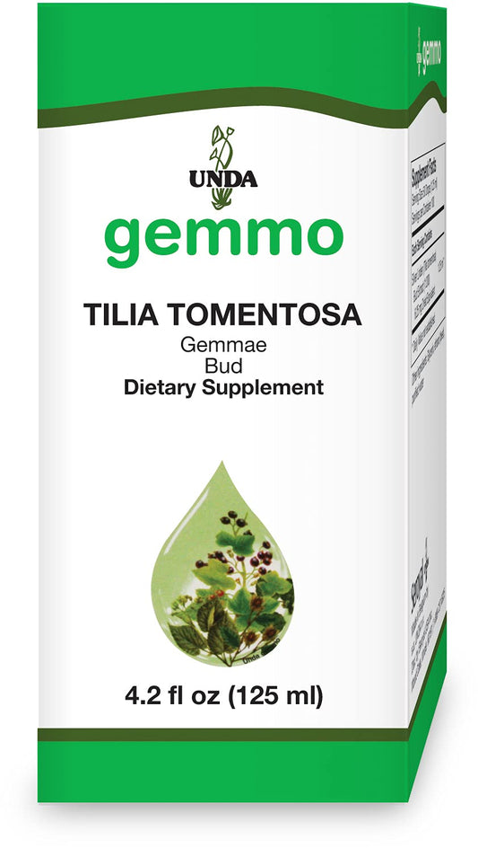 UNDA Gemmo Therapy Tilia Tomentosa bottle with label
