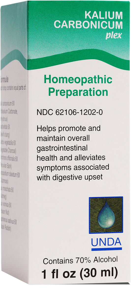 UNDA Kalium Carbonicum Plex 1 oz packaging