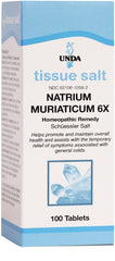 UNDA Natrium Muriaticum 6X Salt 100 tablets