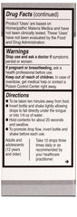 UNDA Plex Remedies bottle with usage directions