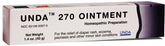 UNDA 270 Ointment label