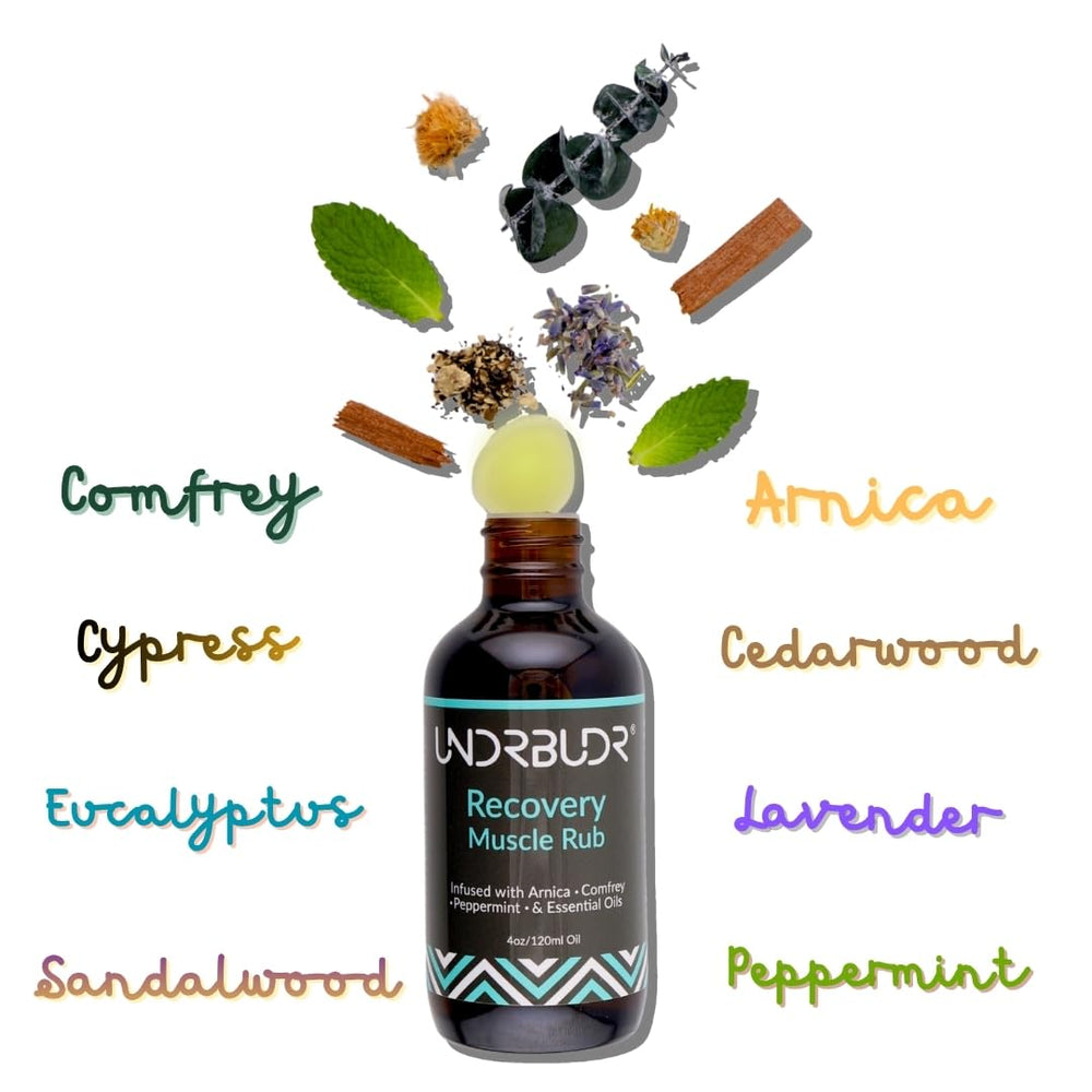 Arnica and Comfrey with essential oils and herbal blends