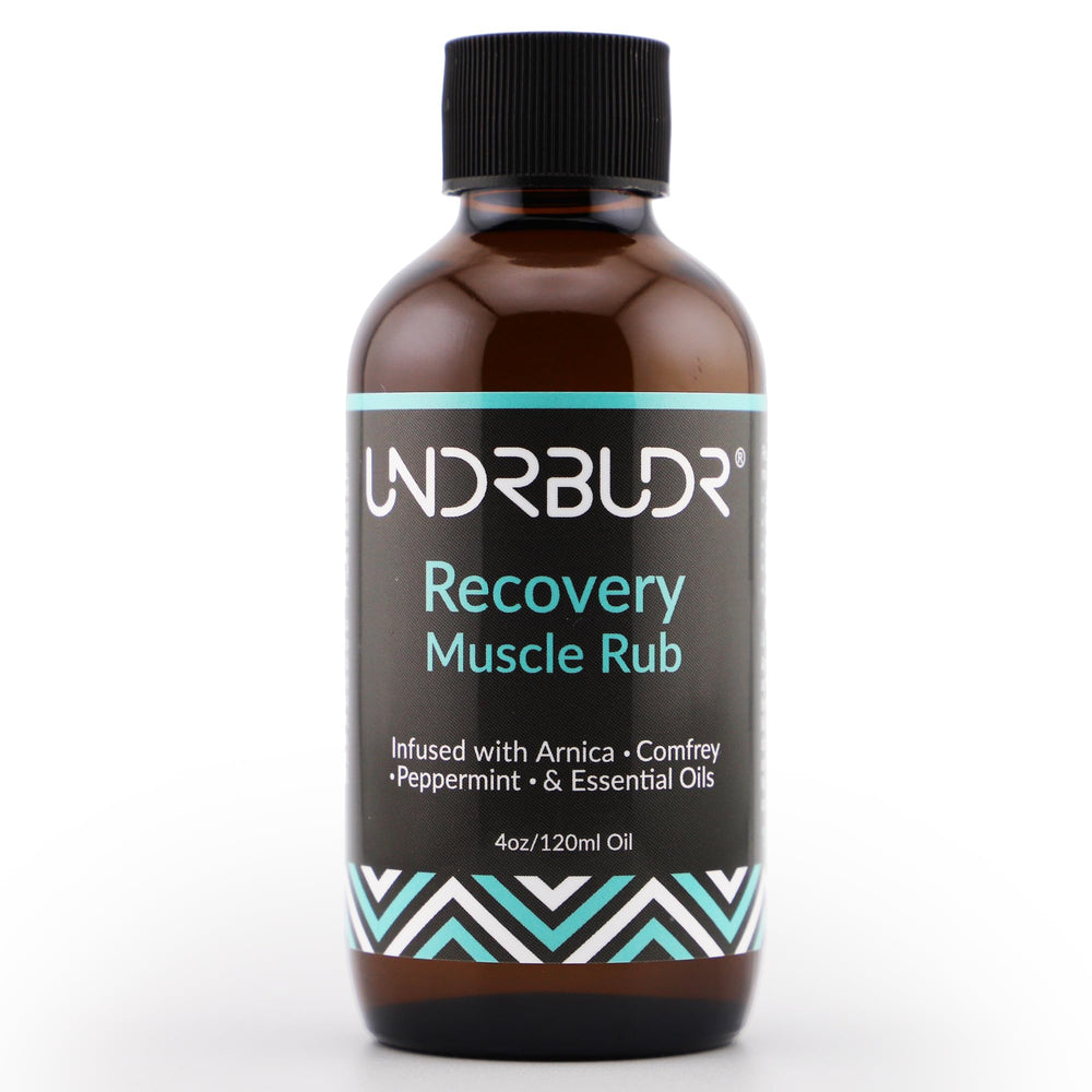 Herbal essential oil blend for post-workout recovery