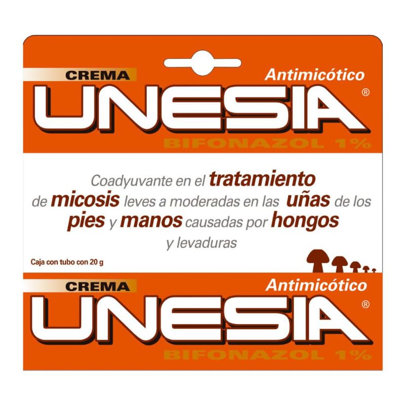 Back label showing ingredients and usage directions for Unesia 3-Pack
