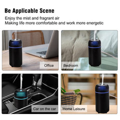 In-car setup featuring Unee Car Diffuser Black 100ml