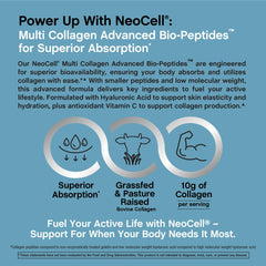 Unflavored collagen powder ideal for beverages