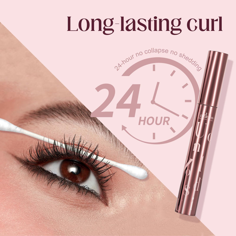 Unidollss Tubing Mascara washes off with warm water.
