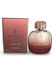 United Scents Pouch Blush Rose bottle side view highlighting sleek profile