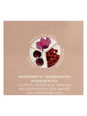 United Scents SO PLAYFUL note collage highlights cyclamen, pink pepper, cherry.