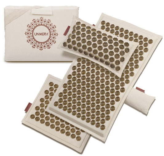 UNMERA acupressure mat and pillow set front view