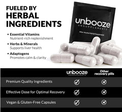 Liposomal Vitamin C and B Complex boost daytime energy in Unbooze