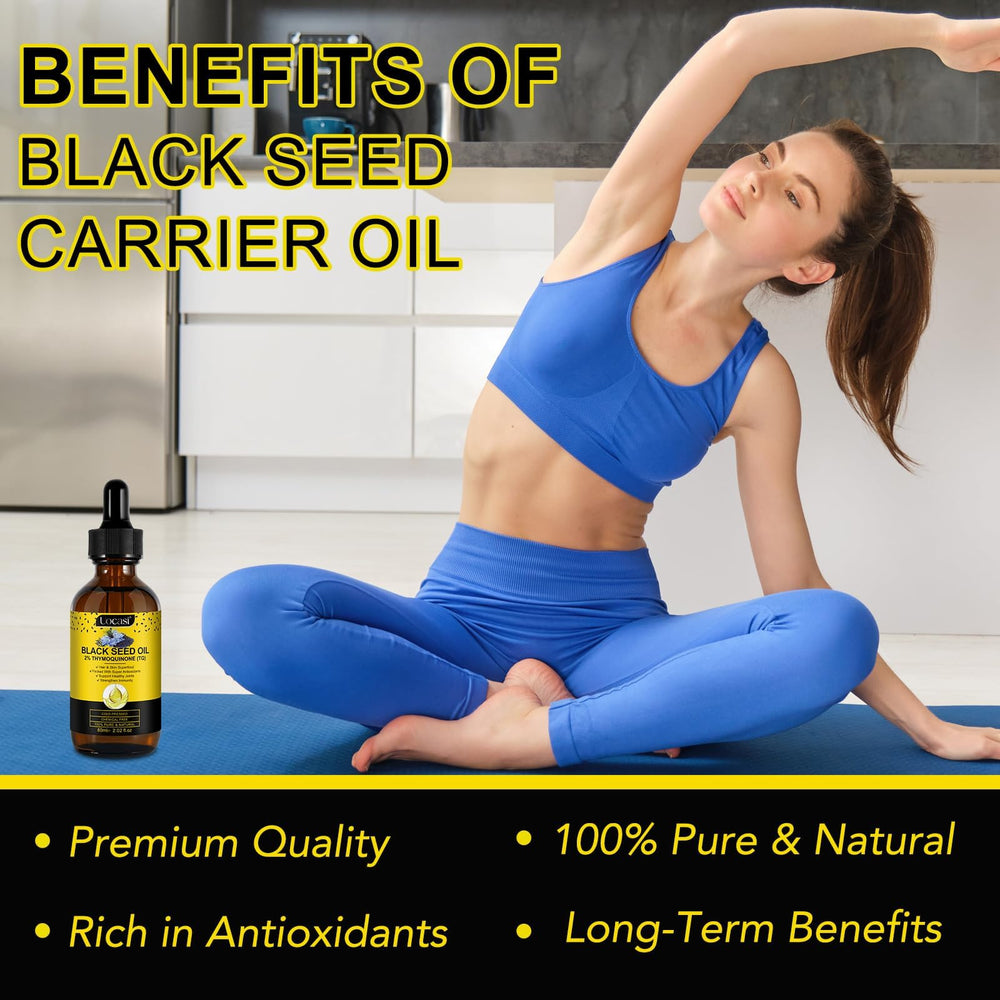 Applying Uocasi Black Seed Oil to hair for growth