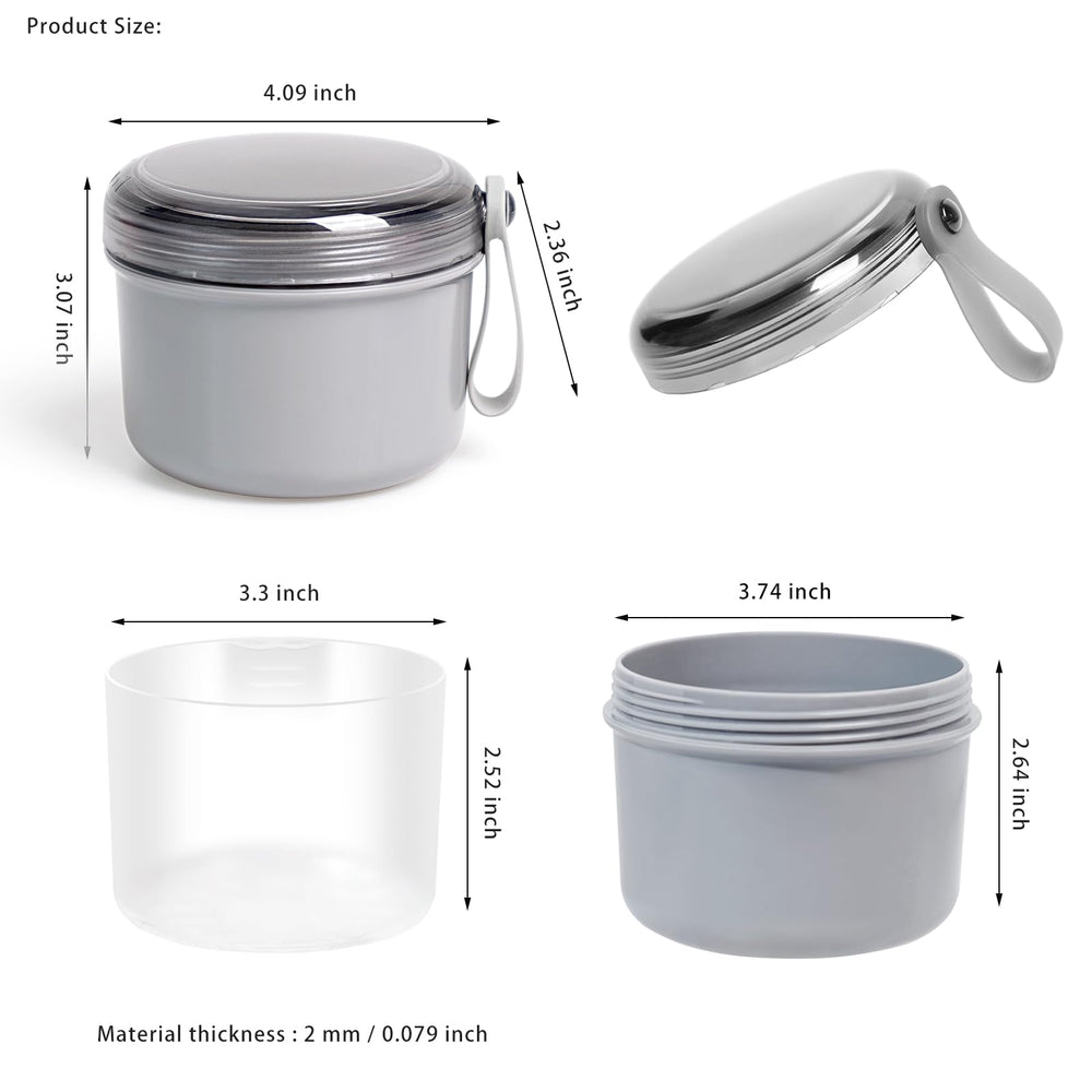 Transparent drainage tray inside denture bath cup