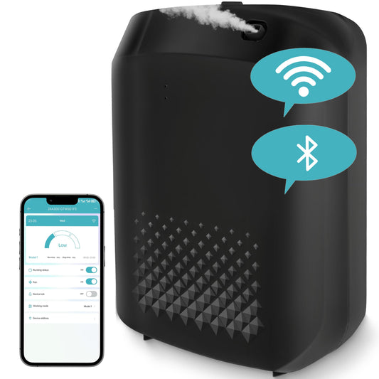 Upgrade WiFi smart scent air diffuser in black with 400ml capacity