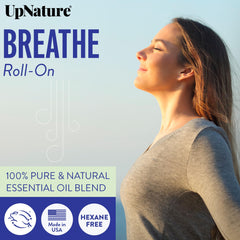 Ingredients visuals for UpNature Breathe essential oil blend