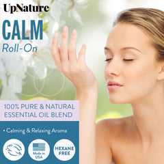 Calm Essential Oil Roll-On packaging and box
