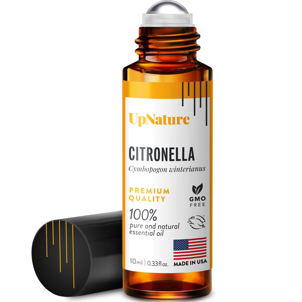 UpNature Citronella Oil Roll-On bottle with label