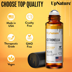 Product ingredients listed: citronella oil and MCT
