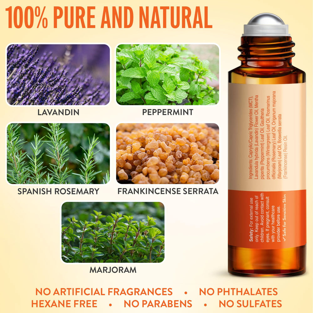 Lavender and rosemary essential oils